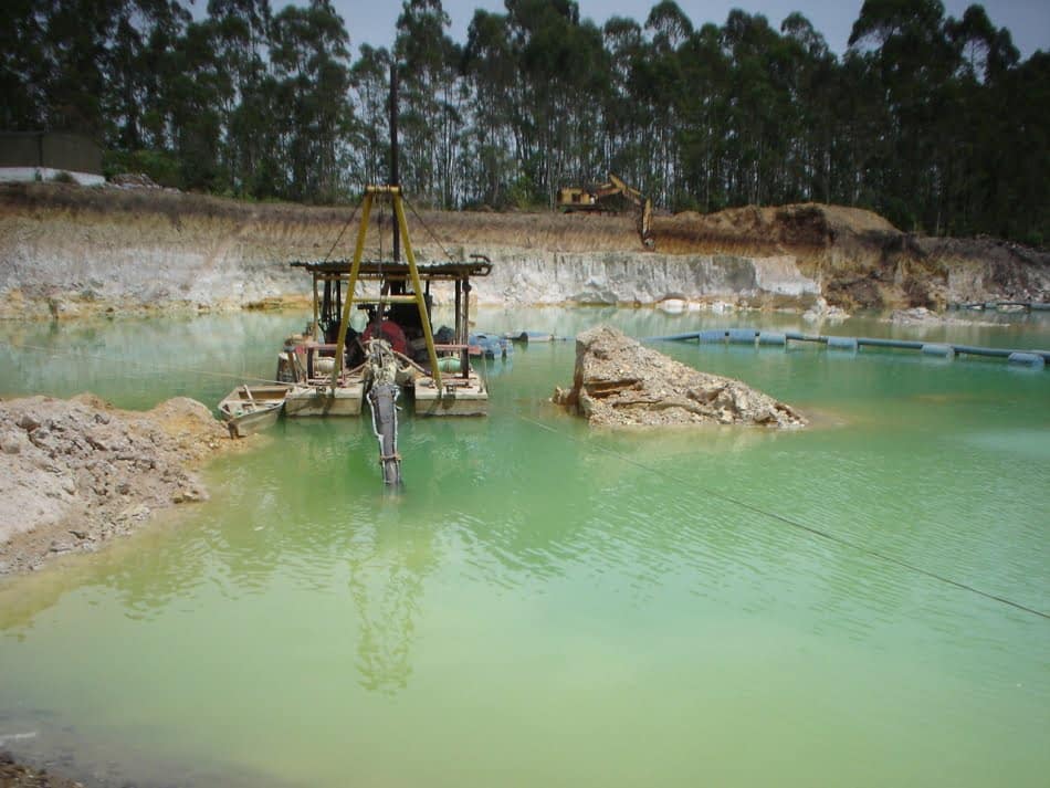 Porto de extração de areia em Salesópolis: projeto em discussão prevê a identificação de novos depósitos