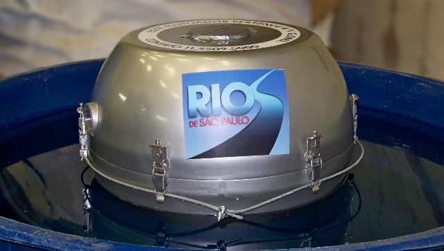 Flutuador desenvolvido numa parceria entre a Rede Globo e o IPT