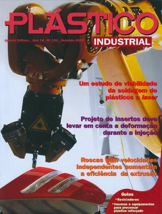 Capa da edi&ccedil;&atilde;o de outubro da revista Pl&aacute;stico Industrial