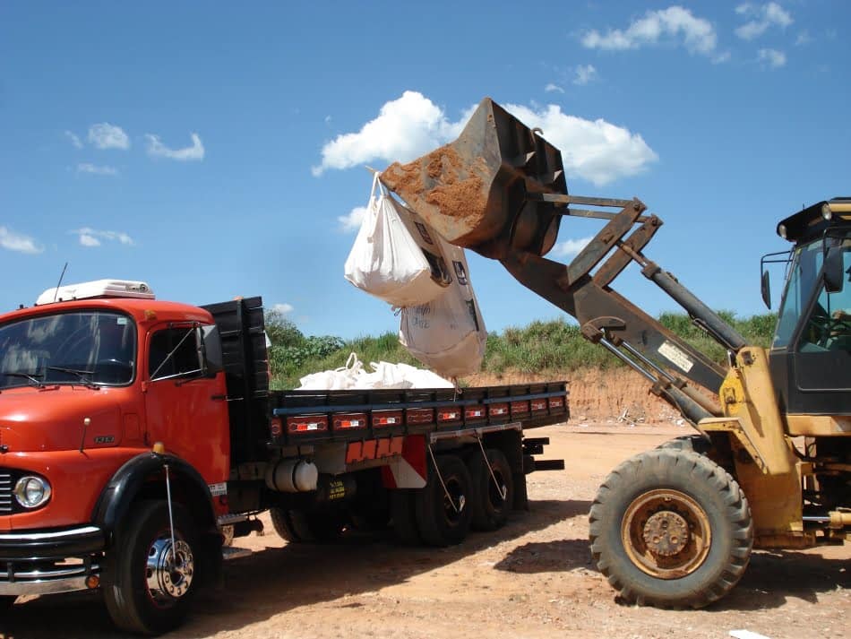 Trabalho de amostragem em campo