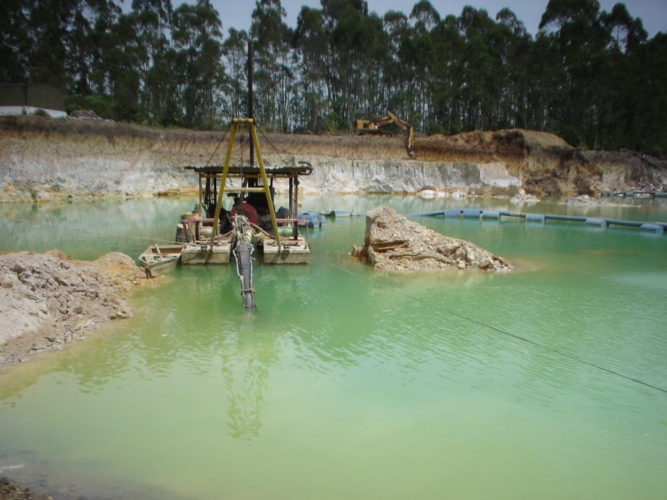 Porto de extração de areia em Salesópolis: projeto em discussão prevê a identificação de novos depósitos