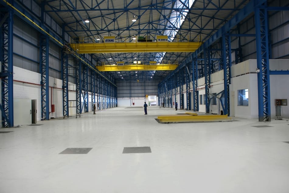 O novo prédio de ensaios de estruturas pesadas irá atuar no suporte técnico para a exploração e produção do petróleo do pré-sal. Foto: Agência Luz